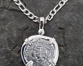 Atocha coin with chain