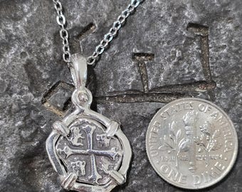 Atocha coin with chain