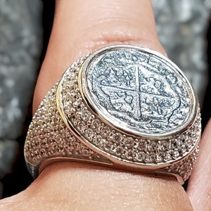 Atocha men&#39;s pirate coin ring