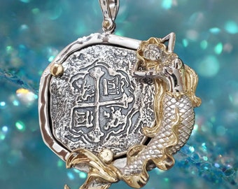 Atocha pendant with mermaid coin shipwreck treasure