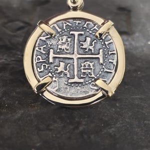 Atocha silver and 14kt gold bezel shipwreck treasure