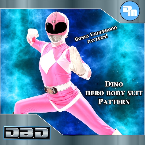 Dino Hero Body Suit Pattern (Female version)