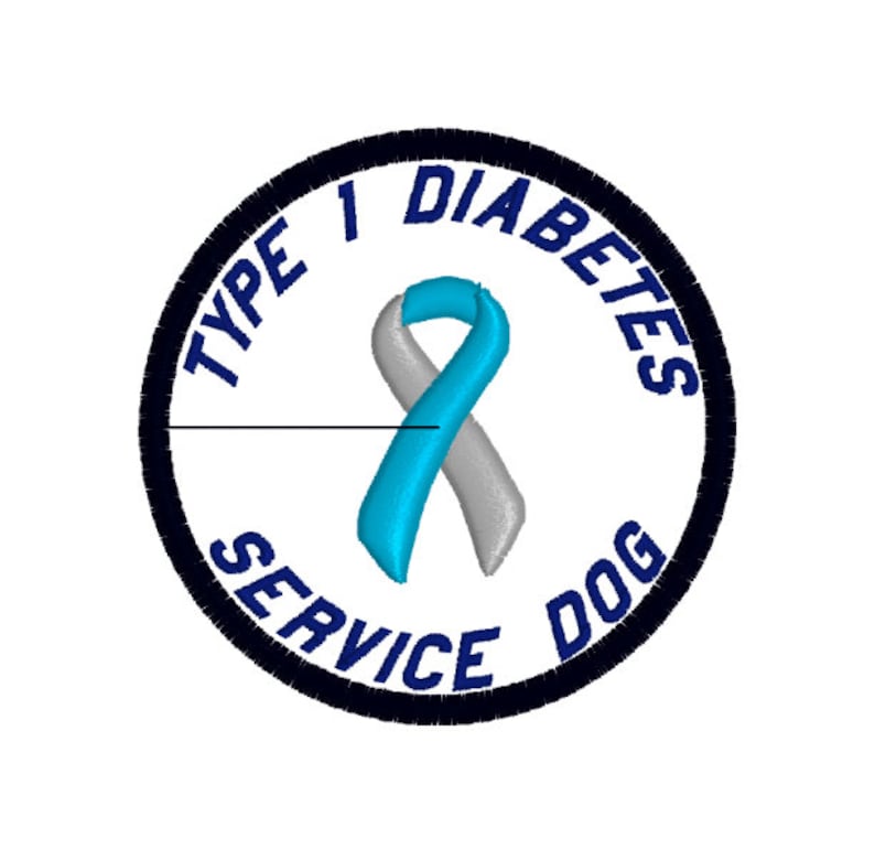 Type 1 Diabetes Service Dog Service Dog Patch Etsy