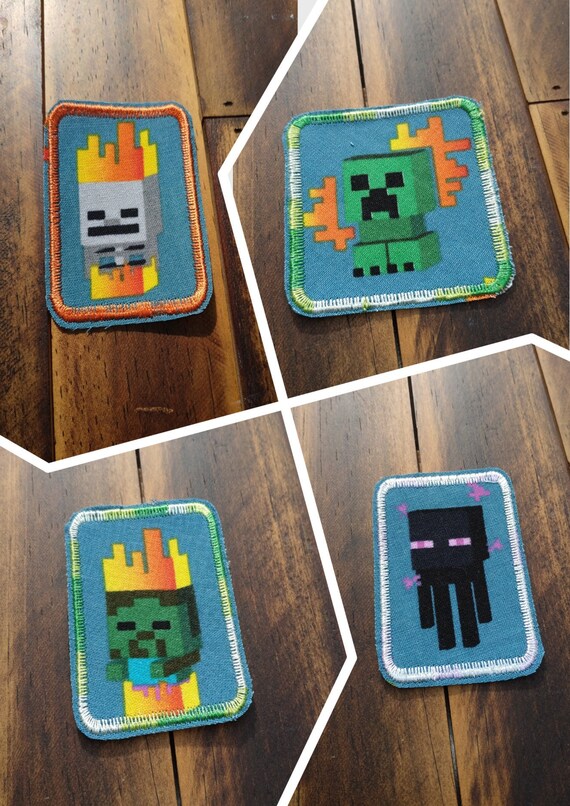 Video Cartoon Text Embroidered Iron On Applique Patch Game