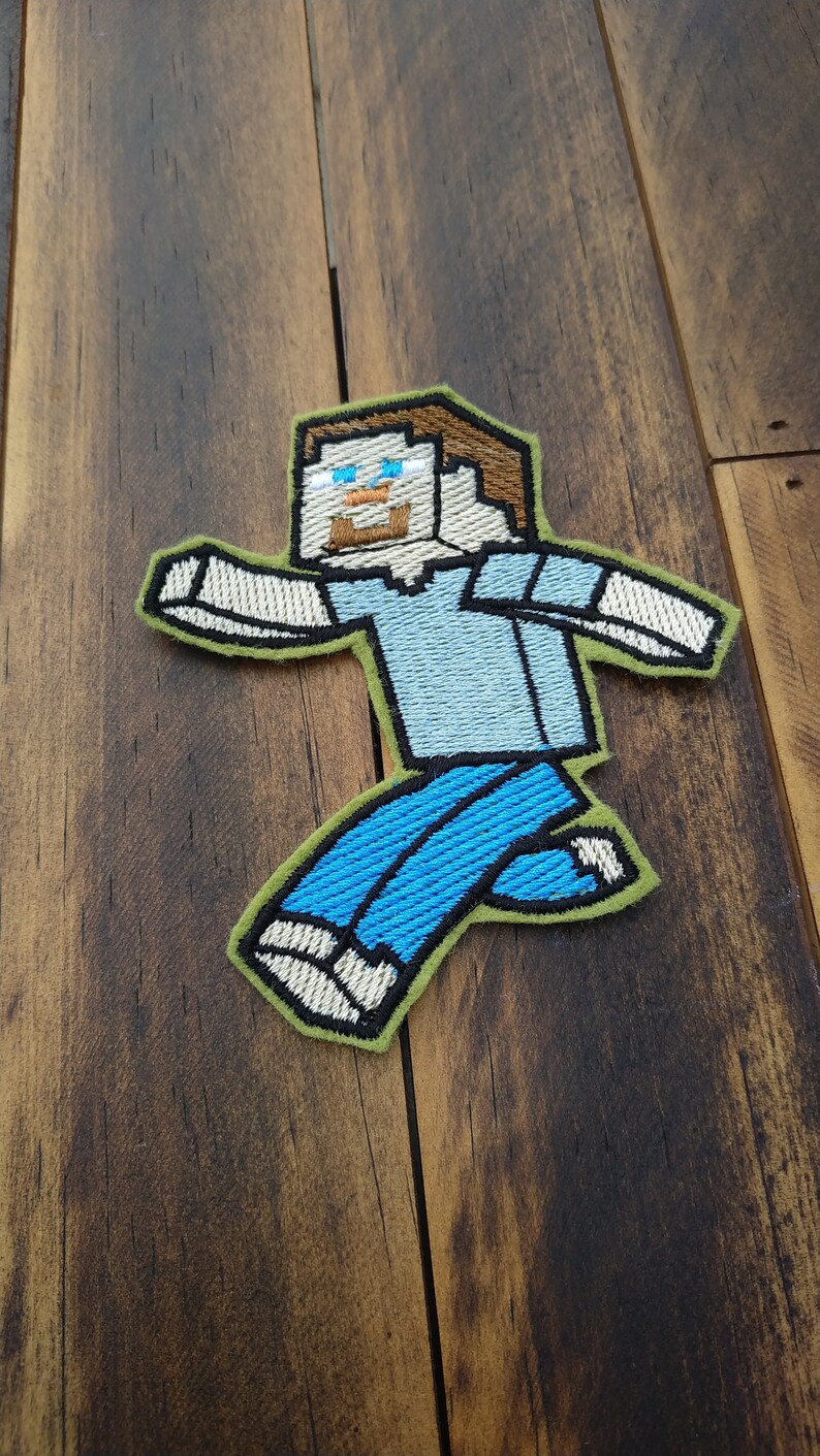 Video Cartoon Text Embroidered Iron On Applique Patch Game