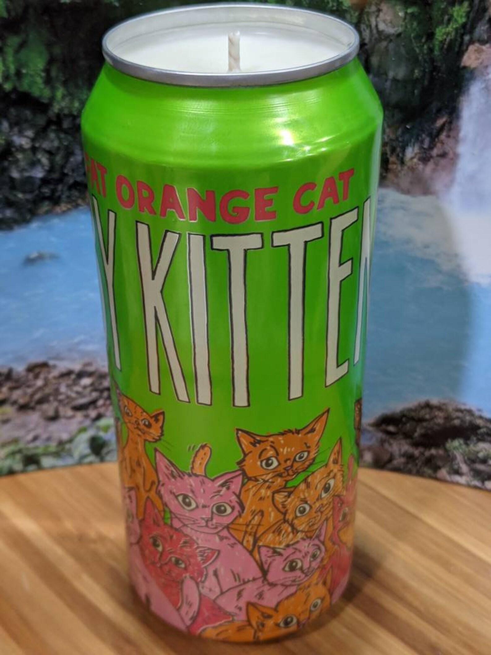 Fat Orange Cat Brewery's Baby Kittens 16 Oz. Beer Can Etsy