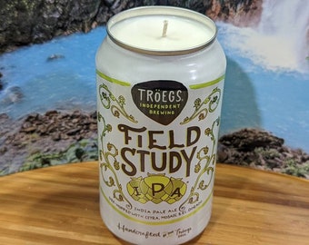 Troeg's Field Study IPA Beer Can Candle | Choice of Scent