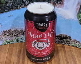 Troeg's Mad Elf Beer Can Candle | Choice of Scent