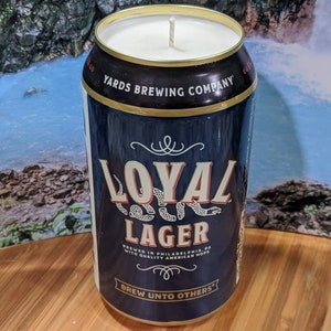 Yard&#39;s Brewing Company Loyal Lager Beer Can Candle | Choice of Scent
