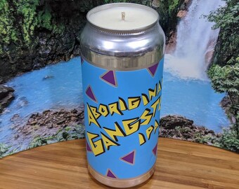 Burley Oak Brewing Company Aboriginal Gangster IPA 16 oz. Beer Can Candle | Choice of Scent