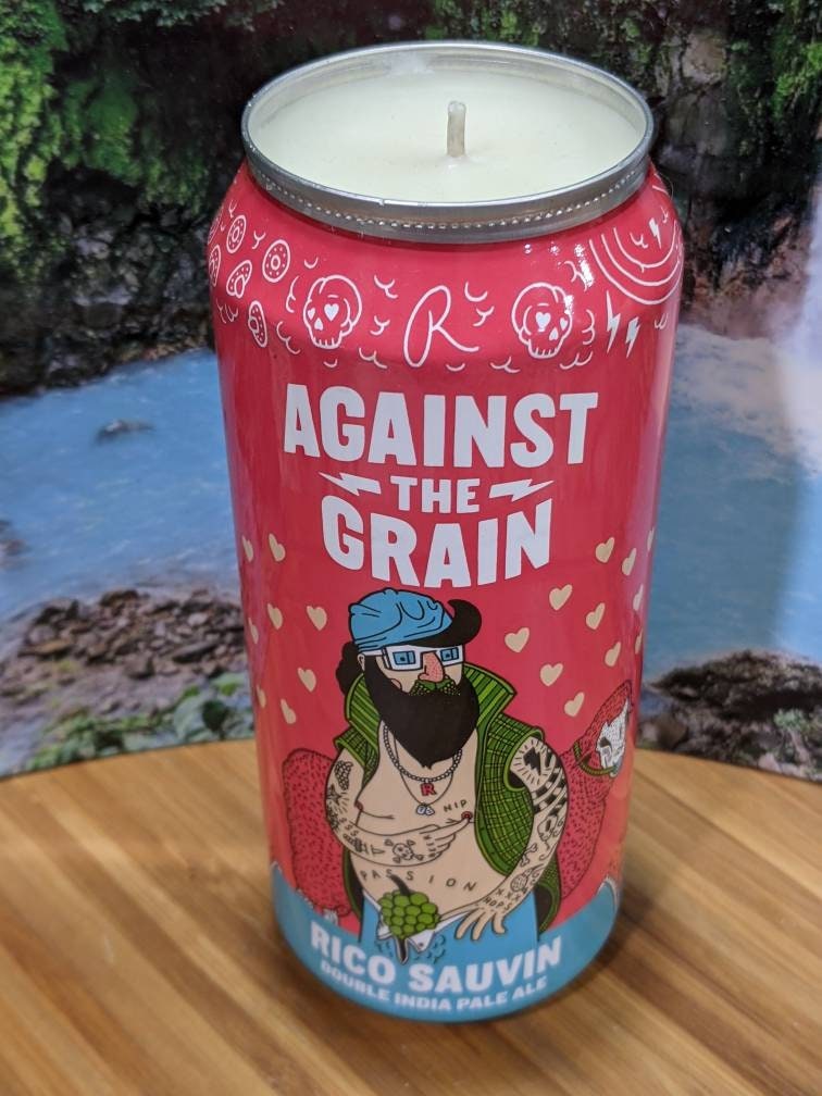 Against the Grain Brewing Company Rico Sauvin 16 Oz. Beer Can Etsy