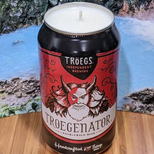 Troeg&#39;s Troegenator Beer Can Candle | Choice of Scent