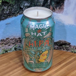 Magic Hat Brewery HI.P.A Beer Can Candle | Choice of Scent