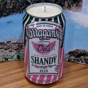 Choice of Scent | Del&#39;s Watermelon Shandy Beer Can Candle