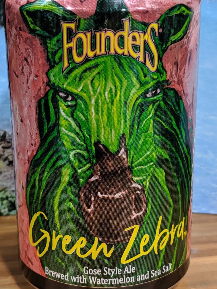 Founder's Green Zebra Beer Can Candle Choice of Scent Etsy