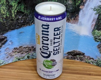 Corona Blackberry Lime Hard Seltzer Can Candle | Choice of Scent