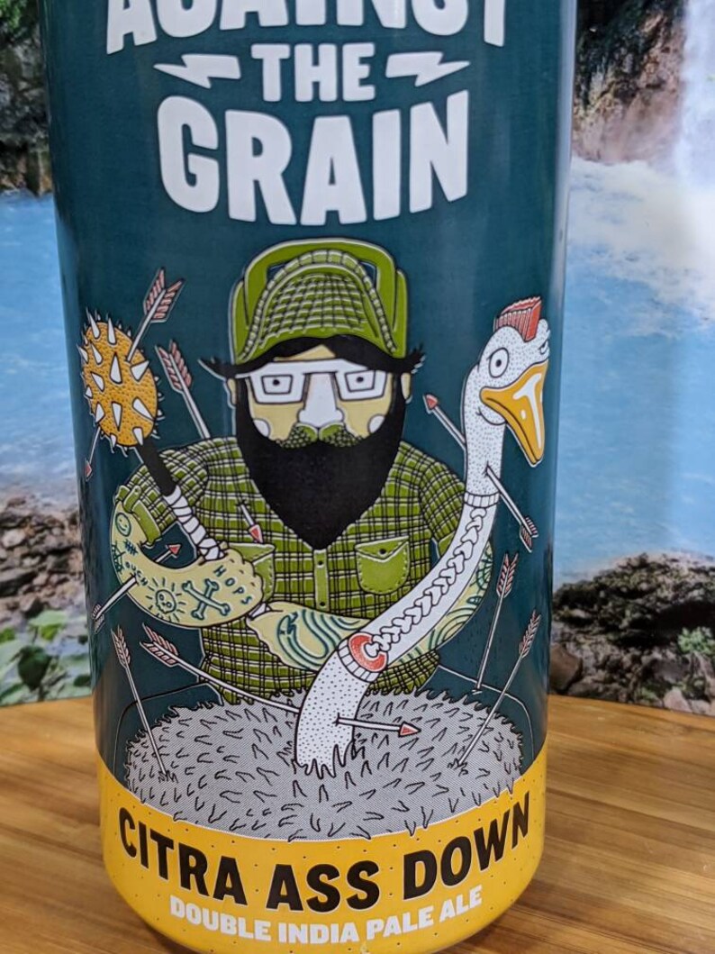 Against the Grain Brewing Company Citra Ass Down 16 Oz. Beer Etsy