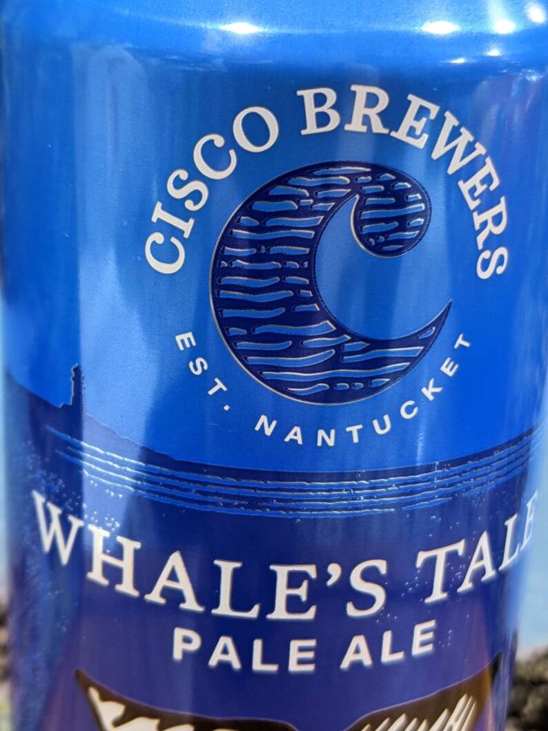 Cisco Brewers/' Nantucket Whale Tale Pale Ale 16oz Choice of Scent Beer Can Candle