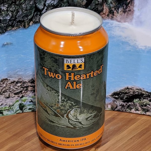 Bell's Two-Hearted Ale Beer Can Candle | Choice of Scent