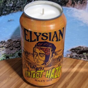 Elysian Contact Haze Hazy IPA Beer Can Candle | Choice of Scent
