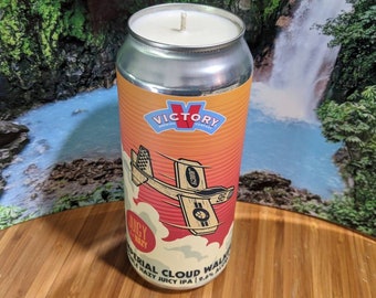 Victory Brewery Imperial Cloud Walker 16 oz. Beer Can Candle | Choice of Scent