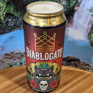 Lord Hobo Brewery Diablogato 16 oz. Beer Can Candle | Choice of Scent