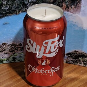 Slyfox Brewery Oktoberfest Beer Can Candle | Choice of Scent