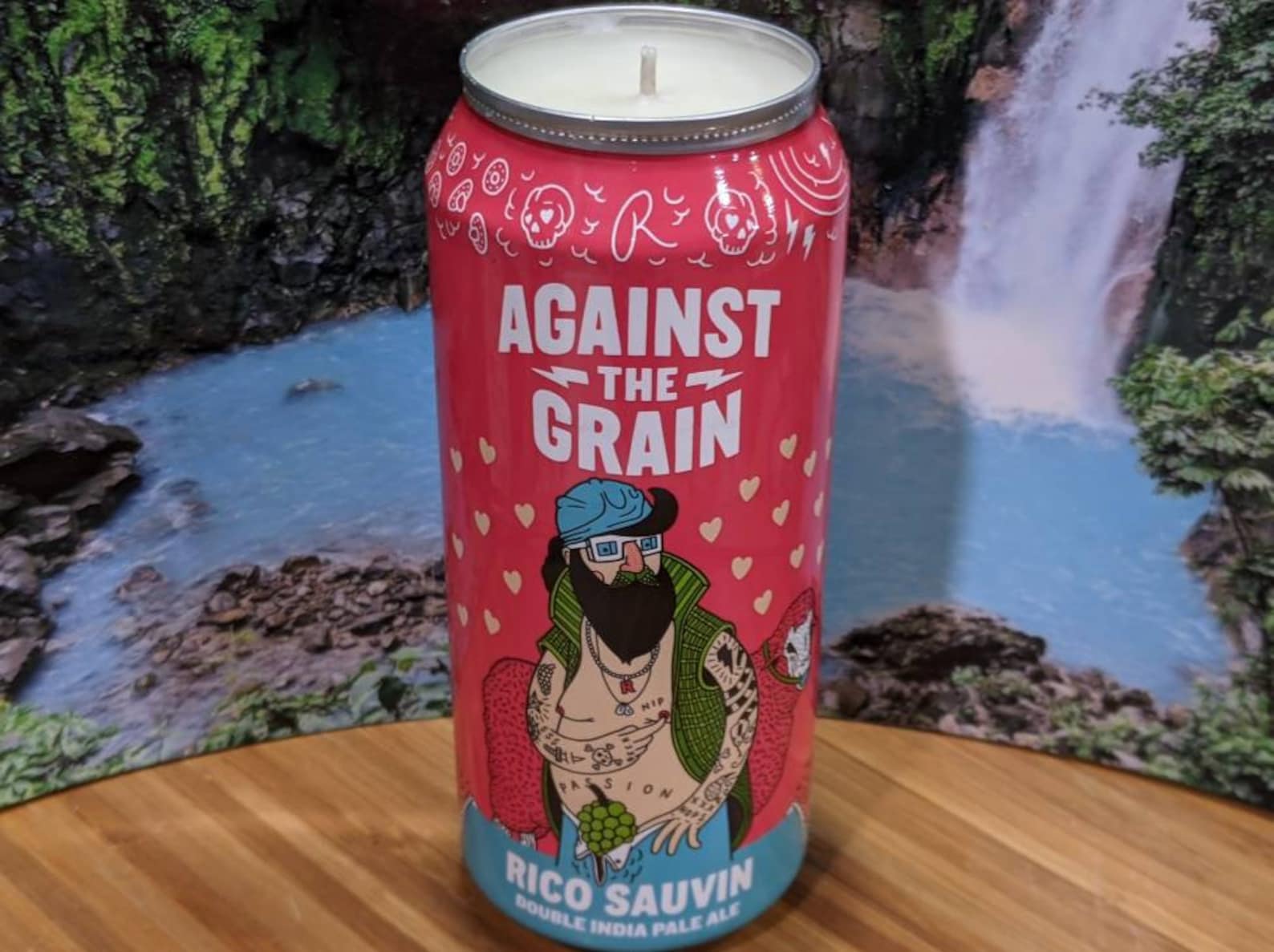 Against the Grain Brewing Company Rico Sauvin 16 Oz. Beer Can Etsy