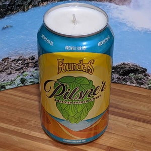 Choice of Scent | Founder&#39;s American Hopped Pilsner Beer Can Candle