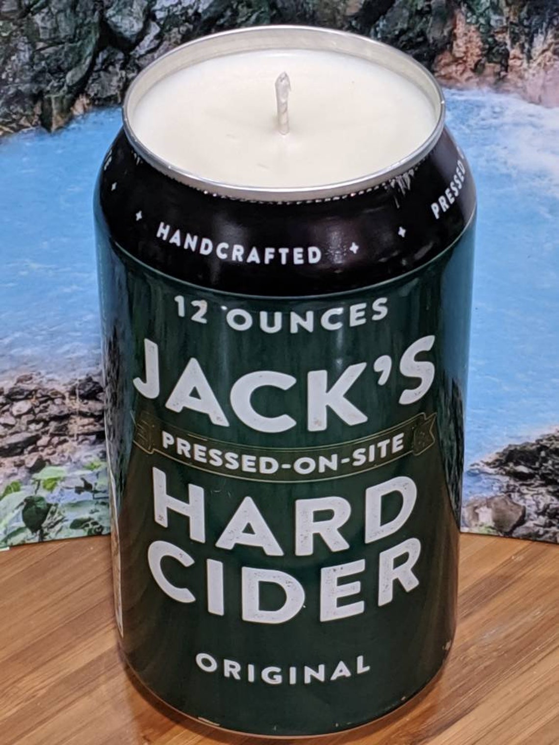 Jack's Hard Cider Beer Can Candle Choice of Scent Etsy