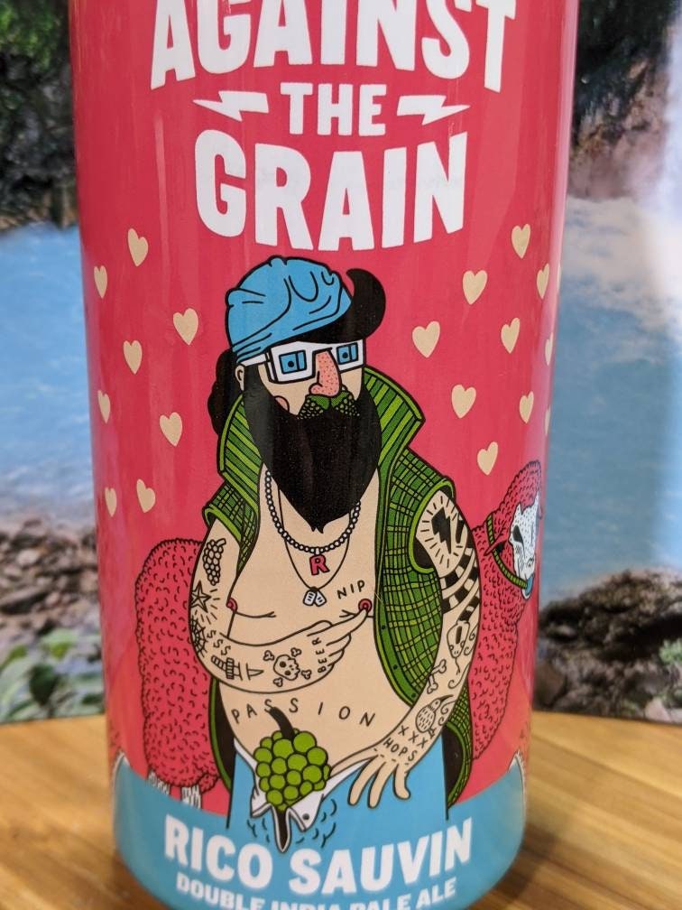 Against the Grain Brewing Company Rico Sauvin 16 oz. Beer Can Etsy