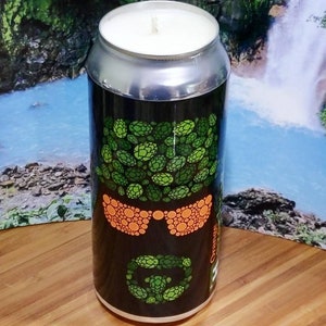Broken Goblet&#39;s Orange Hazenberg 16 oz. Beer Can Candle | Choice of Scent