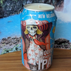 New Belgium Brewery Voodoo Ranger Liquid Paradise IPA Beer Can Candle |  Choice of Scent