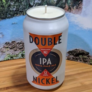 Doube Nickel IPA Beer Can Candle | Driftwood Scented