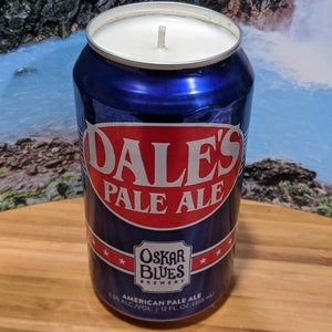 Oskar Blues Brewery Dale&#39;s Pale Ale Beer Can Candle | Choice of Scent