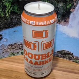 902 Brewery Double Paaahked NE IPA 16 oz. Beer Can Candle | Custom Scent