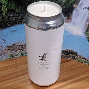 Trillium Brewing Company Pipsqueak Penguin 16 oz. Beer Can Candle | Choice of Scent