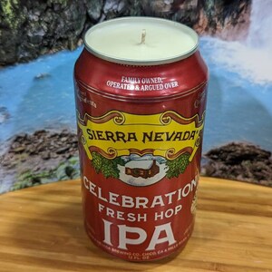 Sierra Nevada Celebration Fresh Hop IPA Beer Can Candle | Choice of Scent