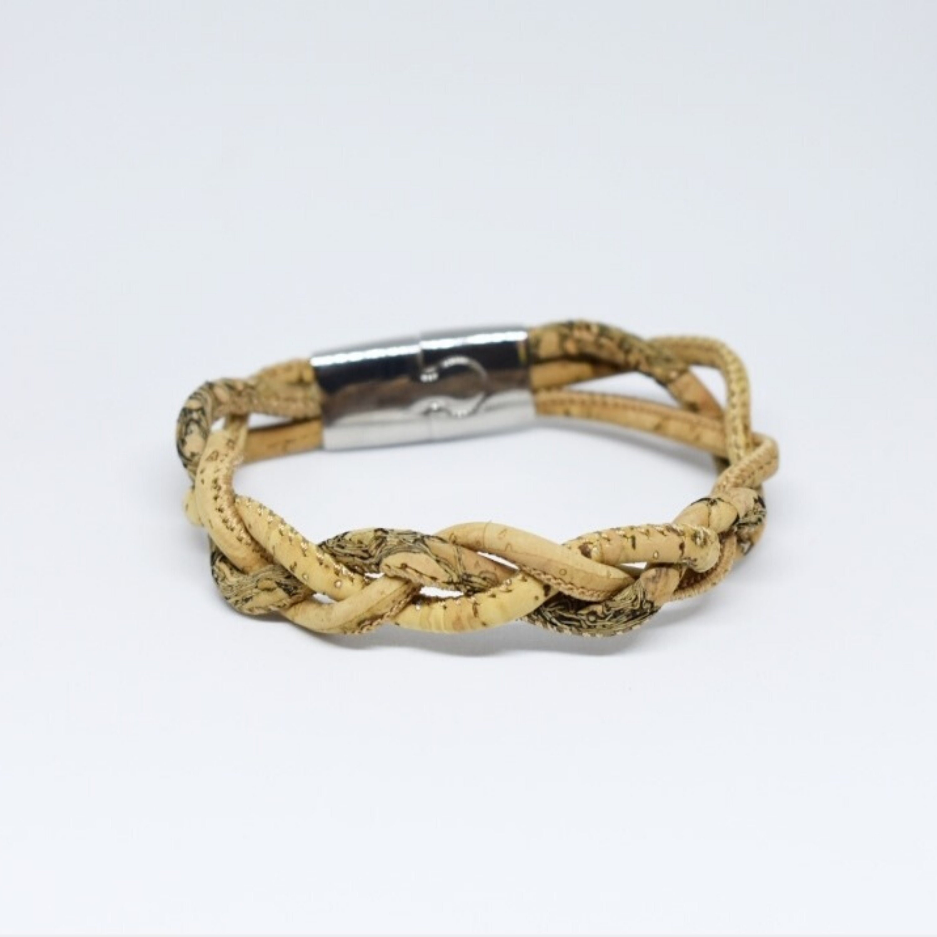 Braided Cork Cord Bracelet With Ends Etsy UK