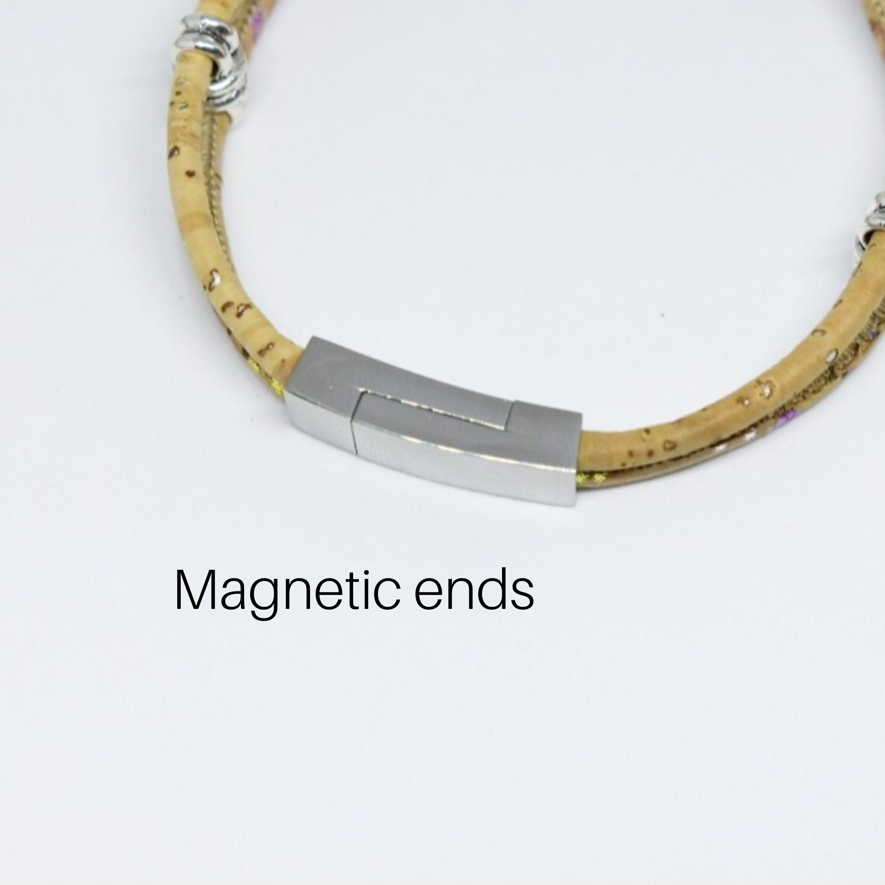 Natural Cork Cord Twist Bracelet Etsy