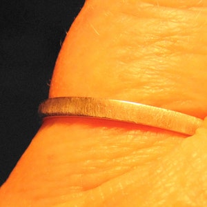 Vintage 14k white gold wedding band or thumb ring 8.5
