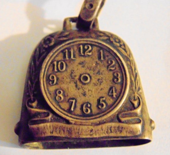 18th century clock bell pendant