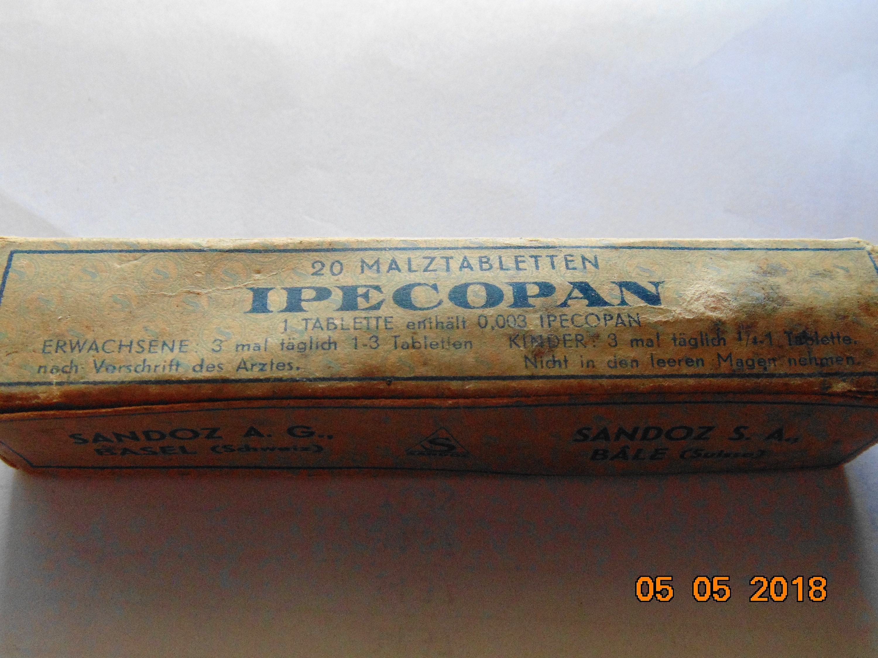 Ipecopan Early 1900's Medicine - Etsy