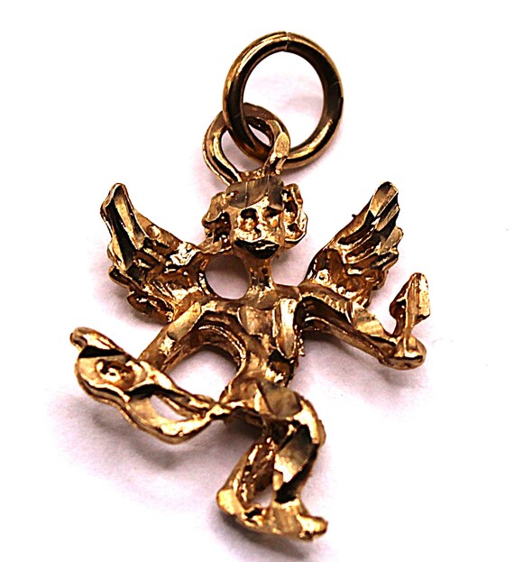 14kt Yellow Gold Cupid Pendant
