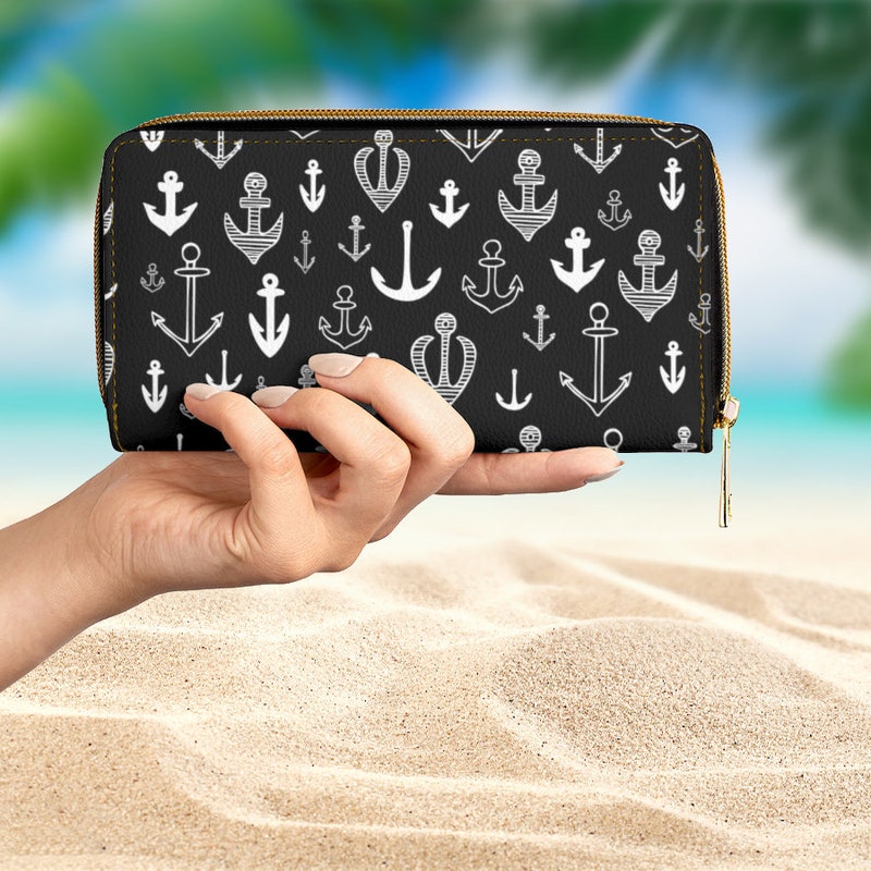 Boat Sticker Wallet Nautical Wallet - Etsy