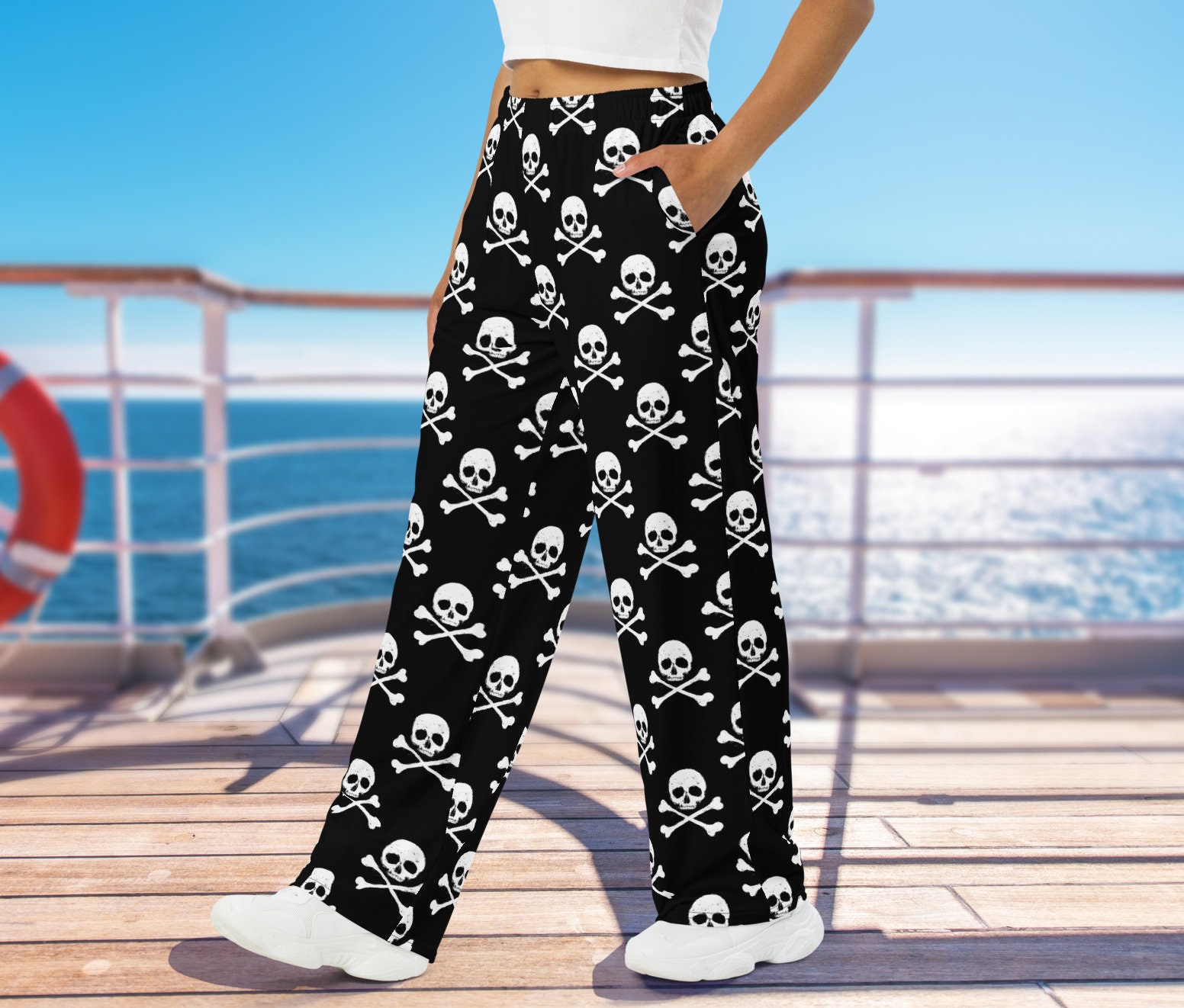 Sweatpants Women Skull 