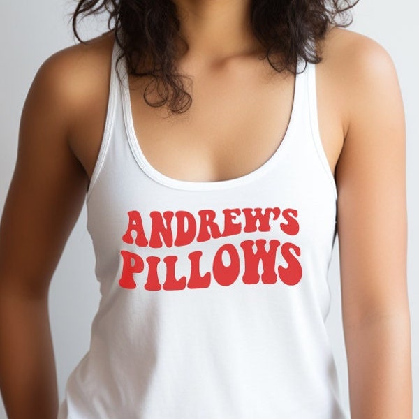 Custom Pillows T-shirt, Personalized Couple T-Shirt, Boyfriend's Name Shirt, Wife Gift For Her