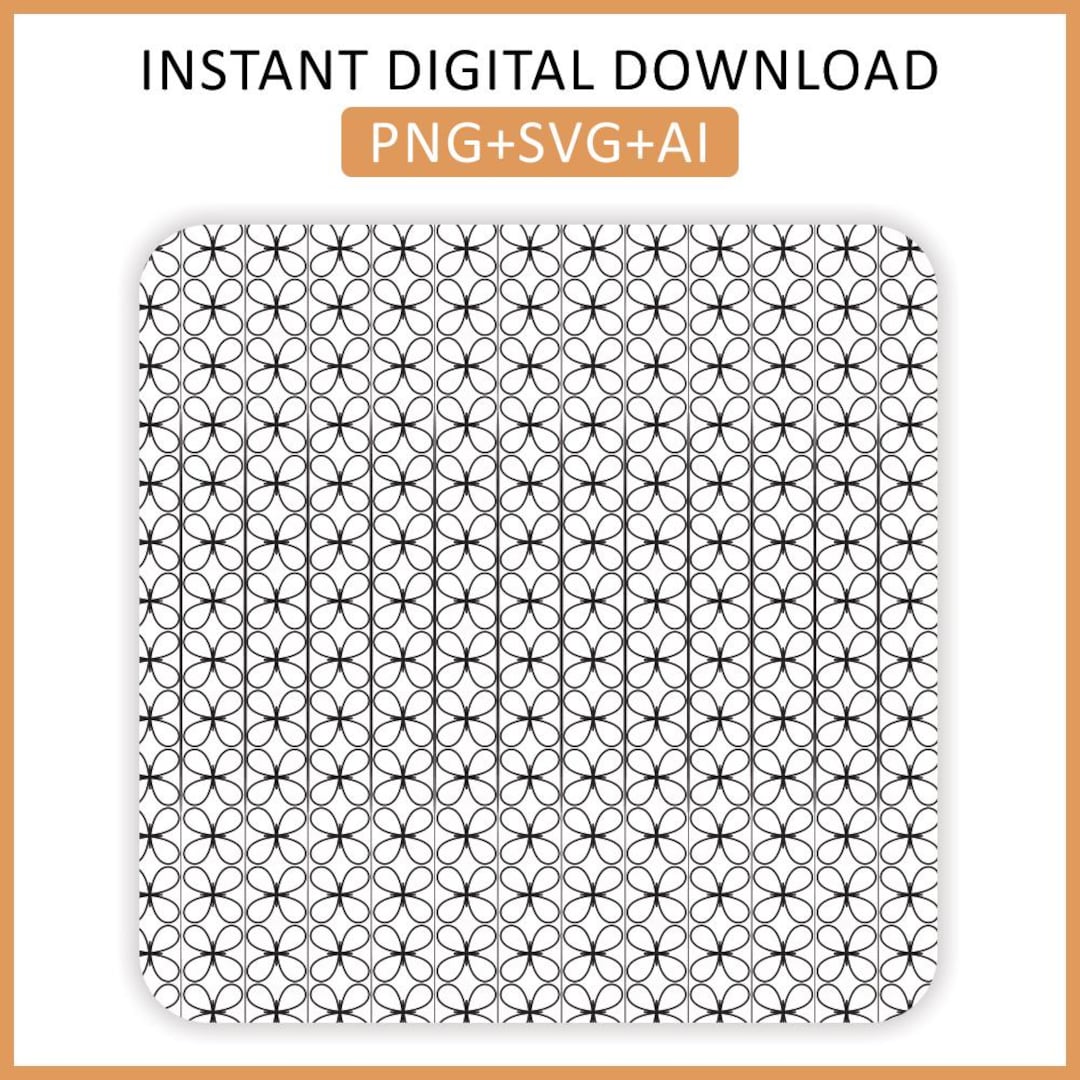 Geometric Lines Floral Pattern Download PNG, SVG, AI Line Pattern ...
