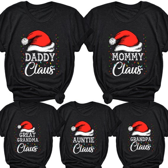 Personalized Family Christmas Shirts Santa Claus Christmas Etsy