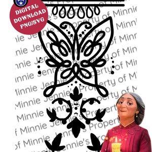 Encanto Kerze ~ handgezeichnete Illustration SVG PNG ~ Cricut ~ Madrigal Family Clipart